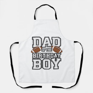 Tablier Papa du garçon de football amateur de la famille d