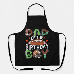 Tablier Papa du garçon qui fête son anniversaire Football 