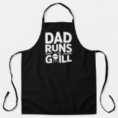 Tablier Papa fait griller le BBQ (Recto)
