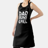 Tablier Papa fait griller le BBQ (Insitu)