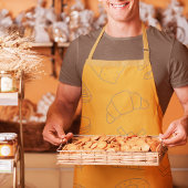 Tablier Papa Fun Pain Donuts Baking & Cuisine Mustard