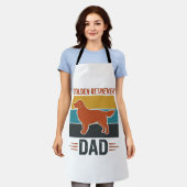 Tablier Papa Golden Retriever Conception Vector pour Amate (Porté)