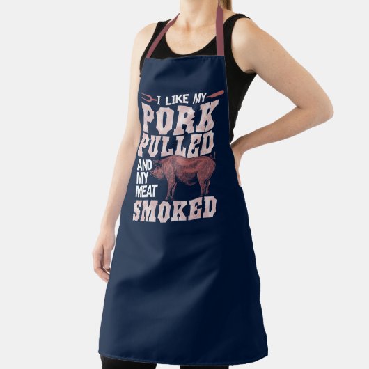 Tablier Papa Grill Butt Rubbed and My Pork Pullated Pig Na (Insitu)