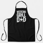 Tablier Papa Grill du Week-end Drôle BBQ (Recto)