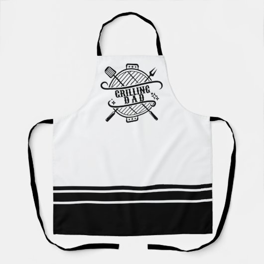 Tablier Papa grillant (Recto)