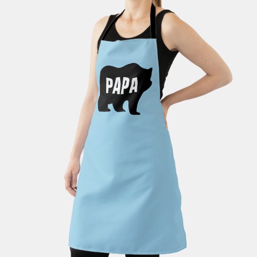 TABLIER PAPA GRIZZLY BEAR PAPA FÊTE DES PÈRES FUNNY APRON (Insitu)