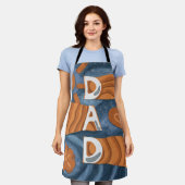 Tablier Papa - Joyeuse fête des pères (Porté)