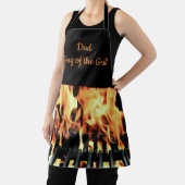 Tablier Papa King of the Grill Custom Apron (Insitu)