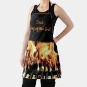 Tablier Papa King of the Grill Custom Apron (Insitu)