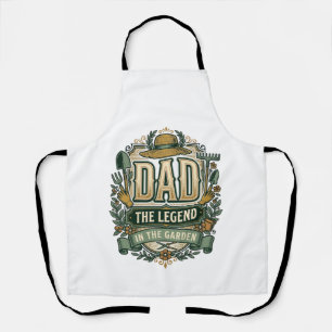 Tablier Papa La légende dans le jardin Conception de jardi