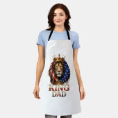 Tablier Papa Lion Drapeau Américain (Porté)