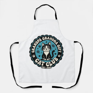 Tablier Papa Maman Chat Cadeau Amateur de Chats T-Shirt Ar