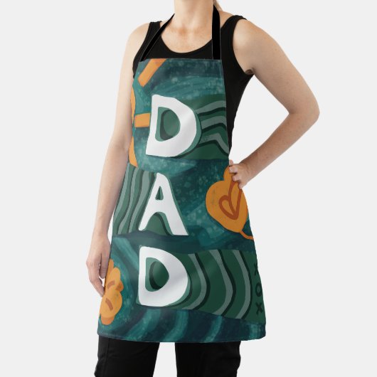 Tablier Papa - National Papa Jour d'appréciation Vert (Insitu)