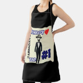 Tablier Papa préféré du monde #1 Black Adult Apron (Insitu)