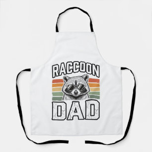 Tablier Papa Raton Laveur Gravure Vintage Design Vectoriel