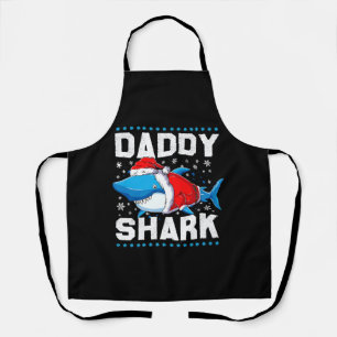 Tablier Papa Requin Santa Fête des Pères