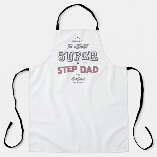 Tablier Papa super step authentique (Recto)