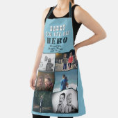 Tablier Papa, tu es notre Héros 6 Photo Collage (Insitu)