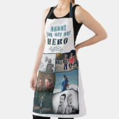 Tablier Papa, tu es notre Héros 6 Photo Collage (Insitu)