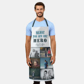 Tablier Papa, tu es notre Héros 6 Photo Collage (Porté)