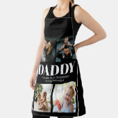 Tablier Papa Tu Es Notre Superhéros Simple Photo Apron (Insitu)