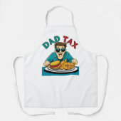 Tablier Papa va manger ! (Vos Fries) (Recto)