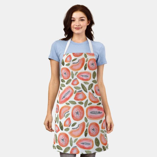 Tablier Papaya Apron (Porté)