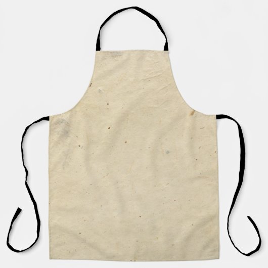 Tablier Papier blanc gris fait main (Recto)