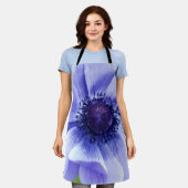 Tablier Papier bleu, tablette pleine impression (Porté)