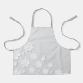 Tablier papier-fleur-arrière - plan-blanc (Recto)