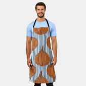 Tablier Papier peint à base d'ampoule d'oignon dessiné à l (Porté)