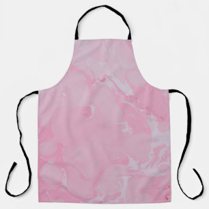Tablier Papier peint abstrait rose