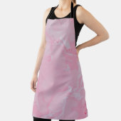 Tablier Papier peint abstrait rose (Insitu)