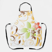 Tablier Papier peint fleurs 5 (Recto)