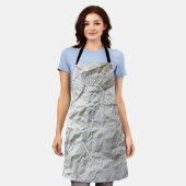 Tablier Papier ridé drôle (Porté)