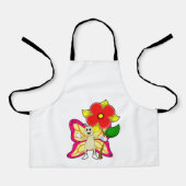 Tablier Papillon à fleurs (Recto)