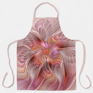 Tablier Papillon Abstrait Coloré Fantaisie Art Fractal