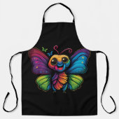 Tablier Papillon arc-en-ciel (Recto)