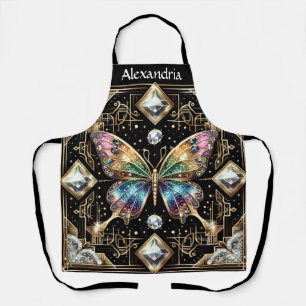 Tablier Papillon Arc-en-Ciel Art Déco