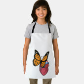 Tablier Papillon au coeur (Insitu)