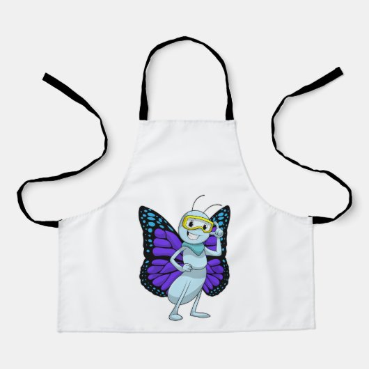 Tablier Papillon aux lunettes (Recto)