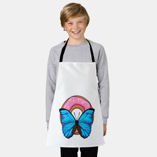 Tablier Papillon avec Donut (Porté)
