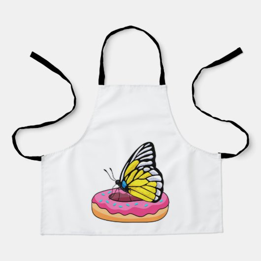 Tablier Papillon avec Donut (Recto)