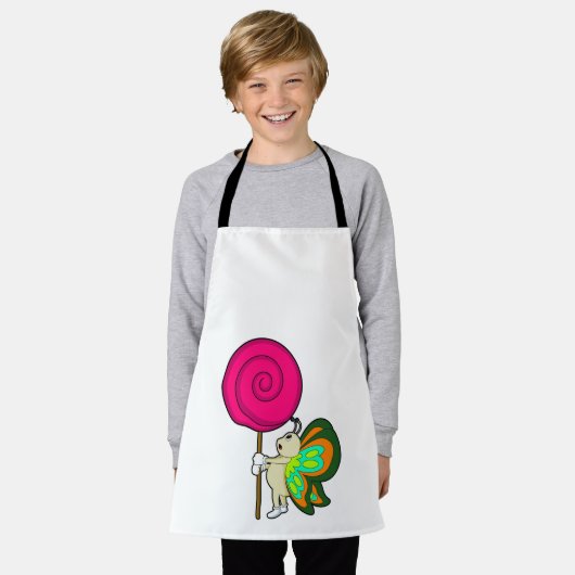 Tablier Papillon avec Lollipop (Porté)