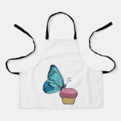 Tablier Papillon avec muffin (Recto)