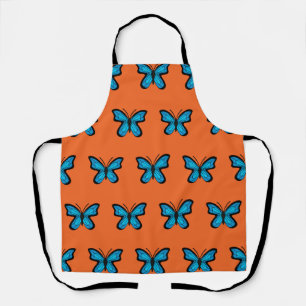 Tablier Papillon Bleu
