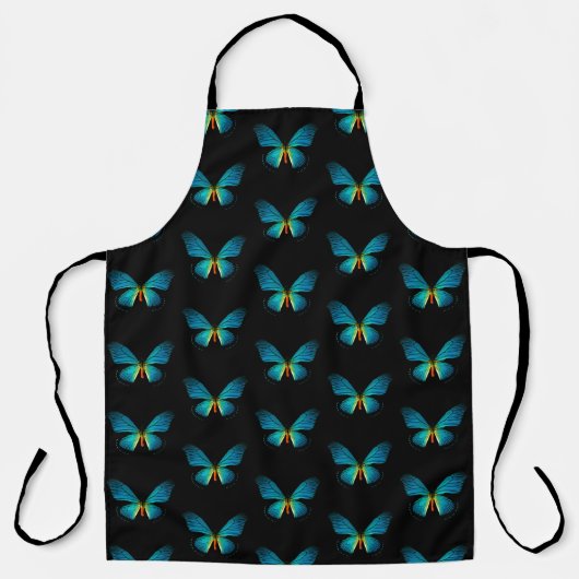 Tablier Papillon bleu (Recto)
