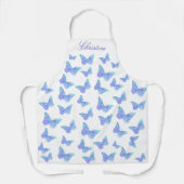 Tablier papillon bleu (Recto)