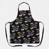 Tablier Papillon Bonjour printemps (Recto)