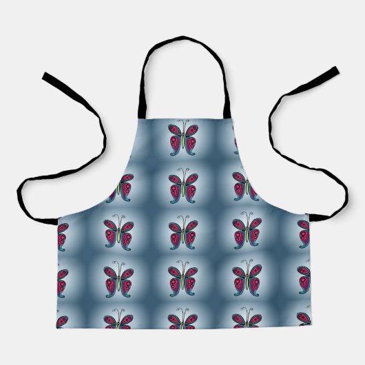 Tablier Papillon coloré (Recto)
